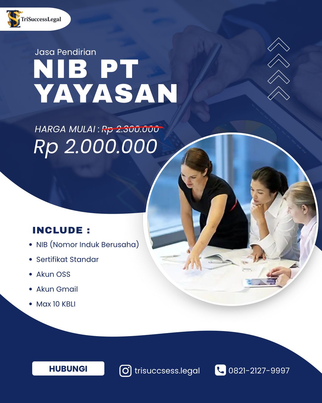 Pengurusan NIB YAYASAN – TriSuccess Legal