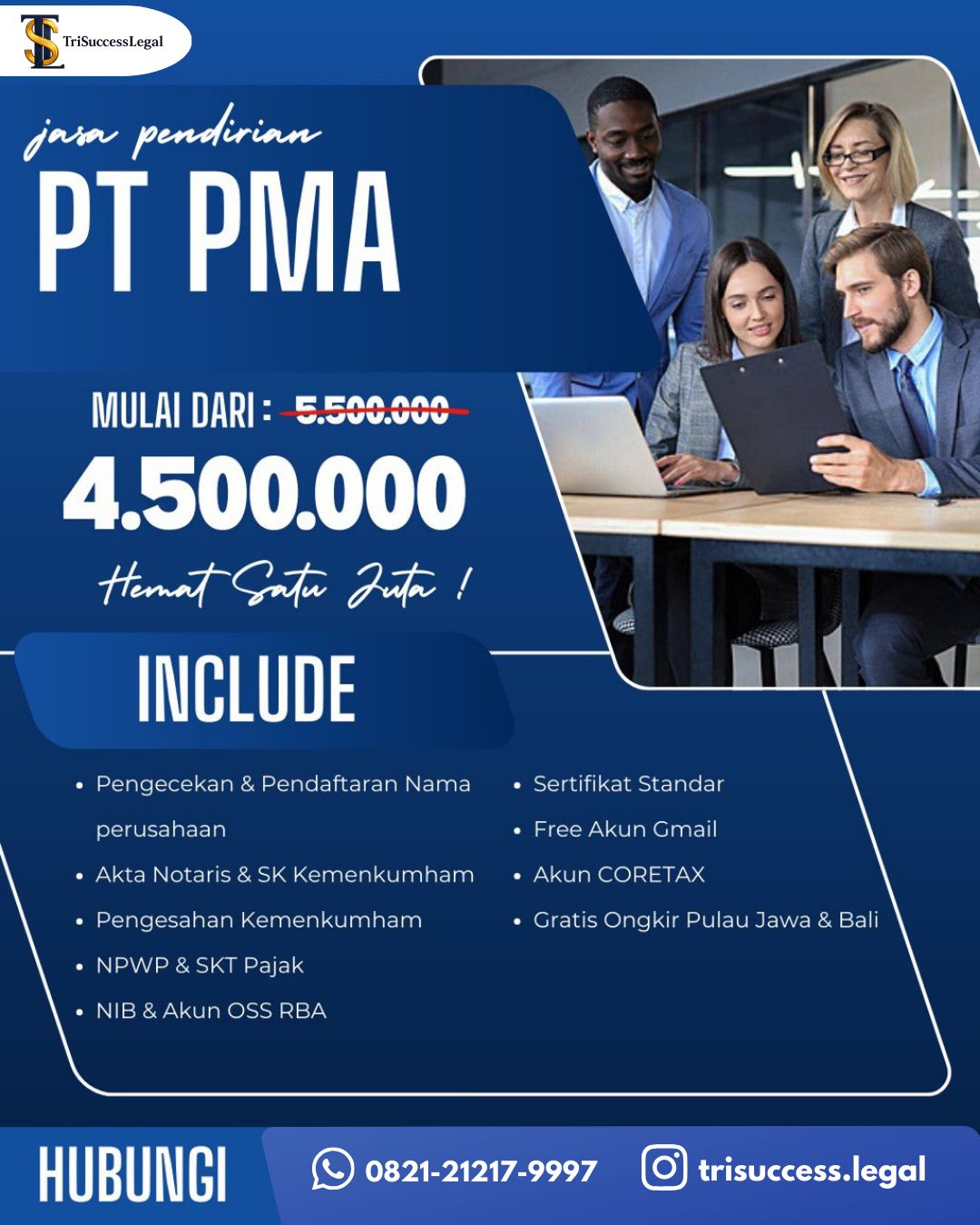 Jasa Pendirian PT PMA - TriSuccess Legal